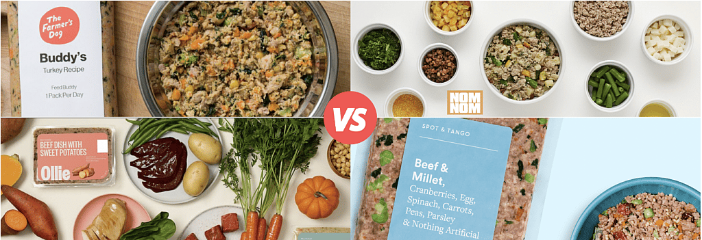 Farmer’s Dog vs. Ollie vs. Nom Nom vs. Spot & Tango