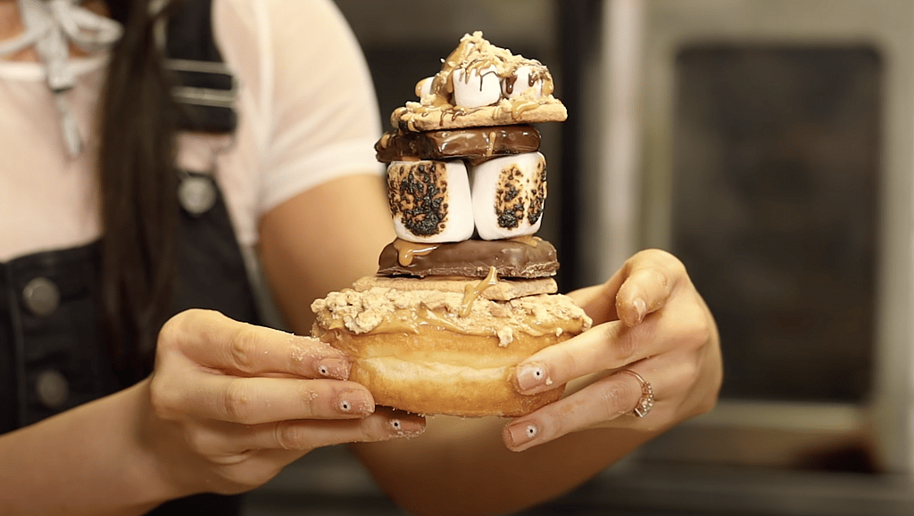 Man opens up a donut shop