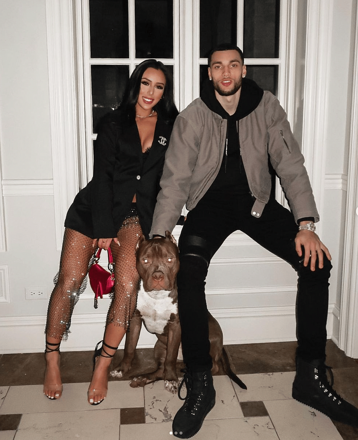 Celebrities Own Pitbulls - Zack LaVine