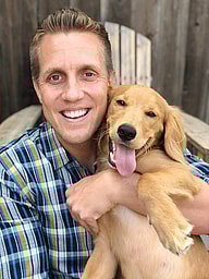 and one of my foster dogs, Jalapeño. He has megaesphogus