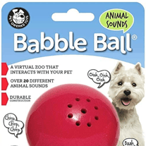 Pet Qwerks Animal Sounds Babble Ball
