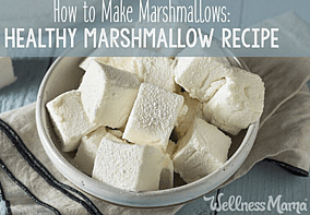 can dogs eat marshmallows? they can eat these homemade marshmallow from wellness mama
