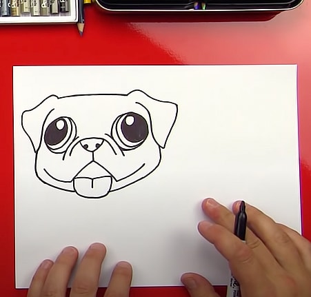 Learn How To Draw A Pug