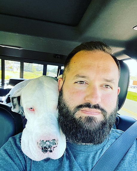 Yeti and his adopter