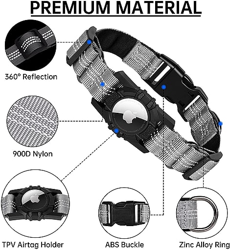 Air tags dog collar
