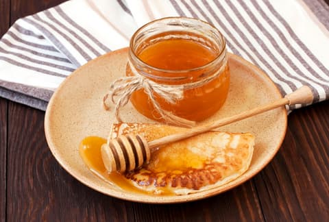Pancake & honey