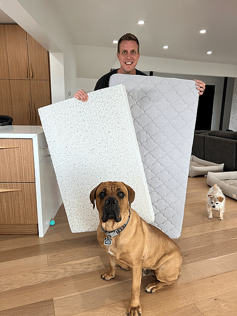 Rocky an Kobe -  Mattress Hack