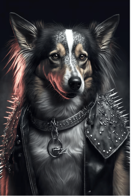 Musical dog names - heavy metal