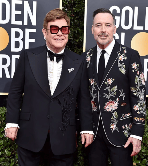 Elton John and his husband David Furnish