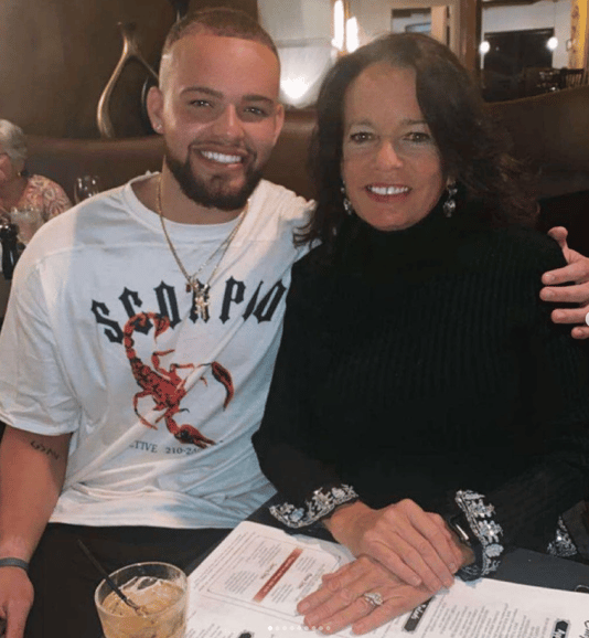 Marco Donatelli and his mom