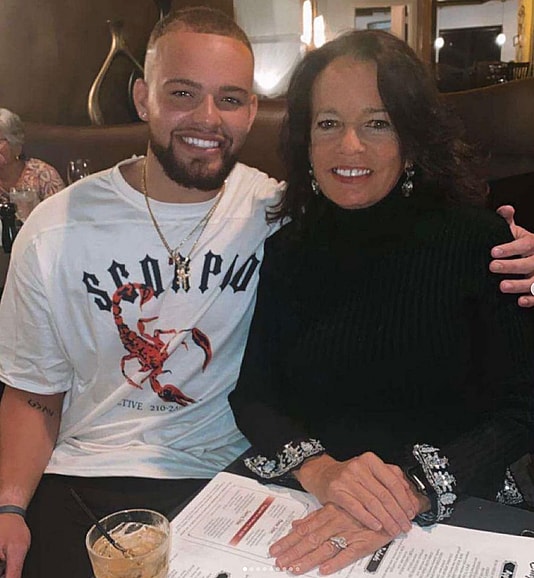 Marco Donatelli and his mom