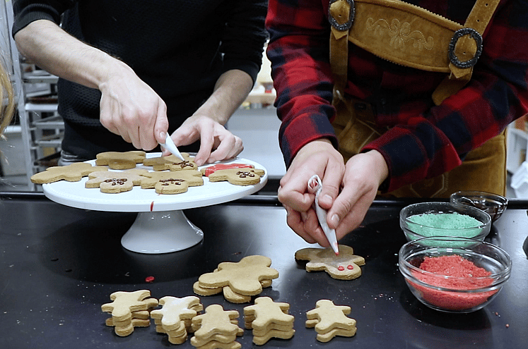 Rocky making Gingerbread
