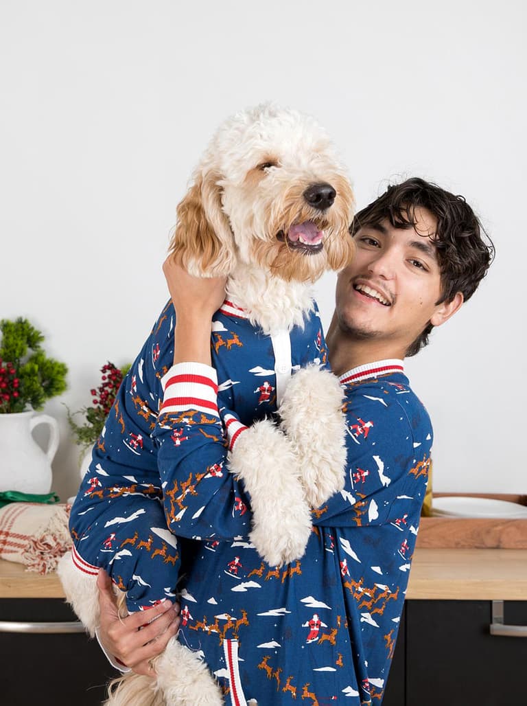 Dog Pajama Sets - Matching dog and owner pajamas