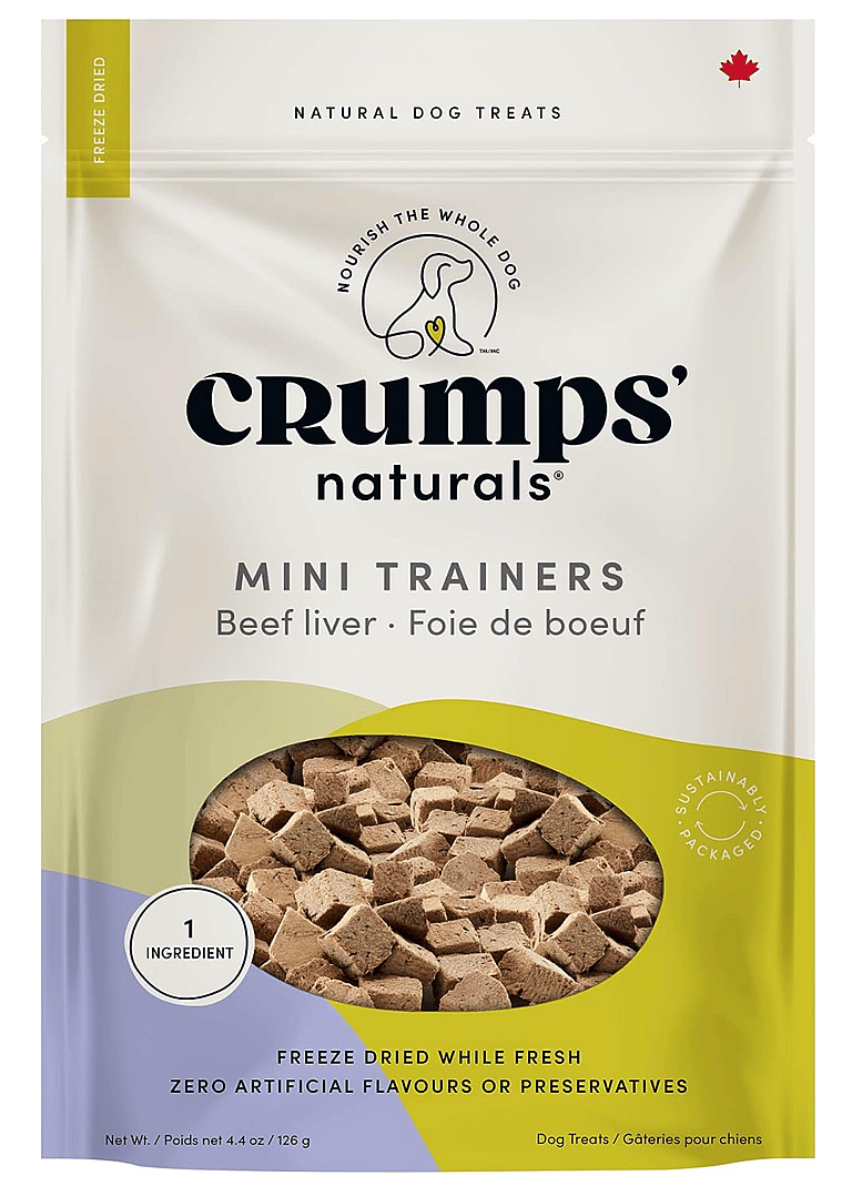 Dog Products: Crumps' Naturals Freeze Dried Beef Liver Mini Trainers