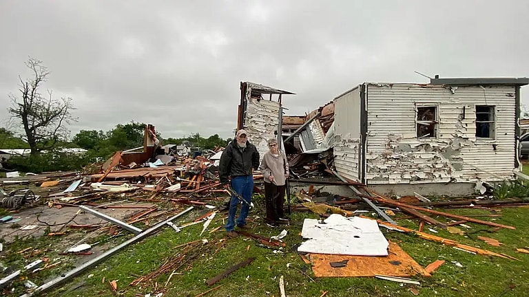 Family Dogs Miraculously Survive After Tornado Destroyed Their Home
