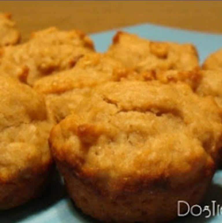 Peanut Butter & Banana Bread Muffin Dog Treat Recipe