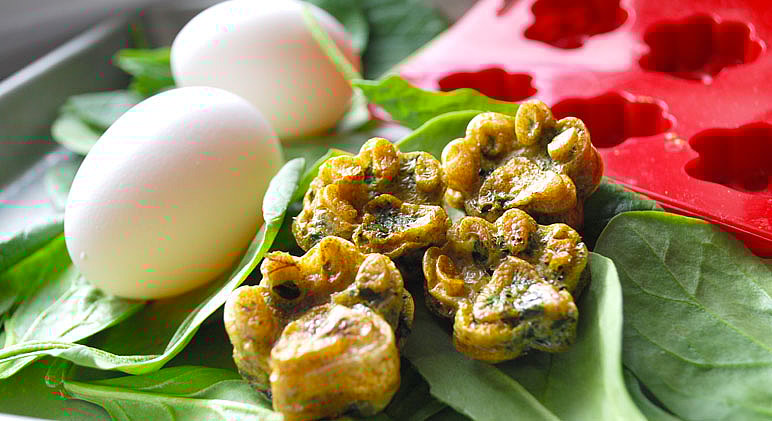 Vegetarian Dog Food Recipe with Eggs: Mini Doggie Frittatas