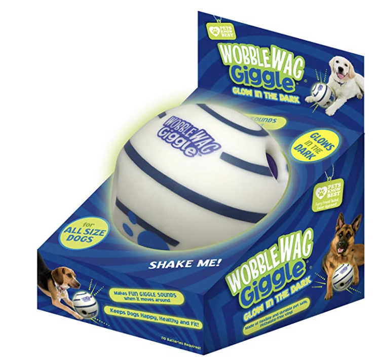 Giggle ball - best toy for blind dogs