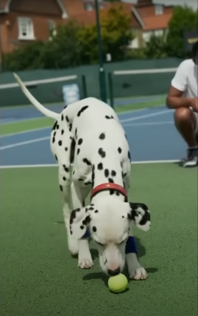 Replacing Wimbledon Ball Boys & Girls with Dogs 
