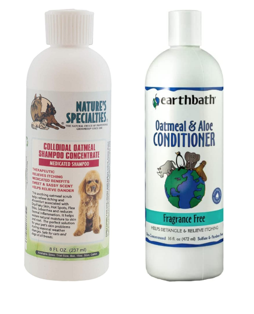 oatmeal shampoo and conditioner - all-natural remedies to soothe your dog's itchy skin