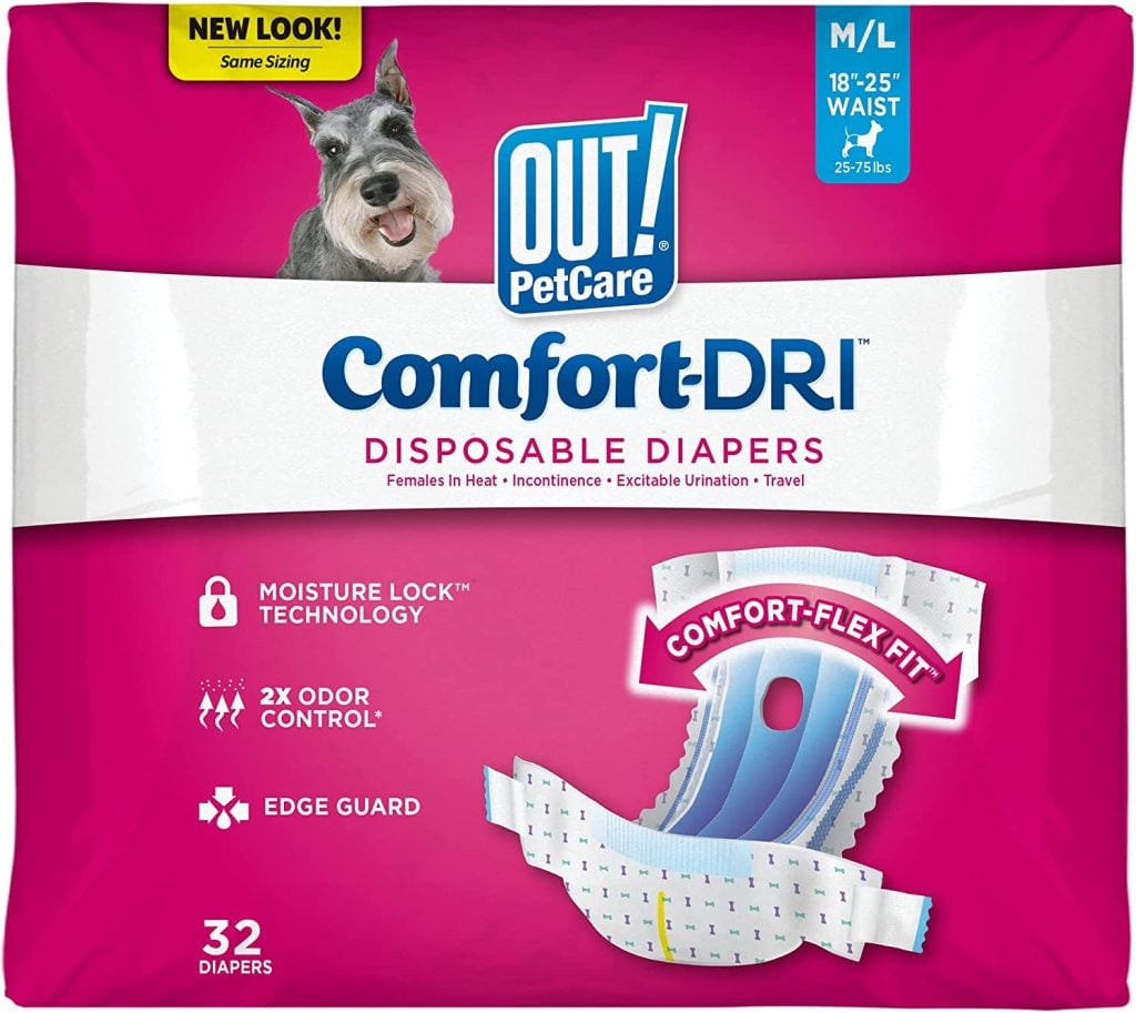 Disposable Diapers for Small and Medium Dogs