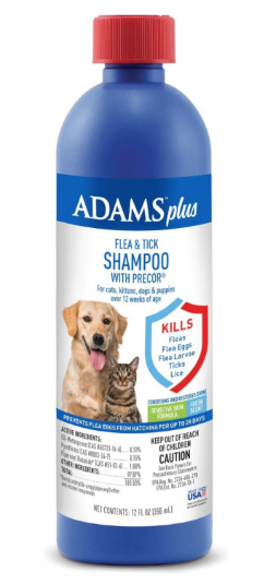 ADAMS Plus Flea & Tick Shampoo with Precor