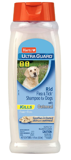 Hartz UltraGuard Rid Flea & Tick Oatmeal Dog Shampoo
