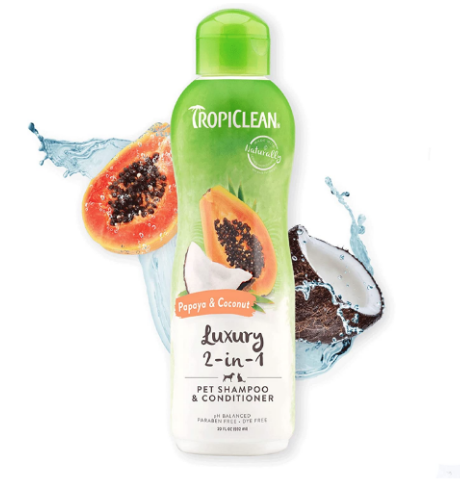 TropiClean Grooming Shampoo for Dogs and Cats