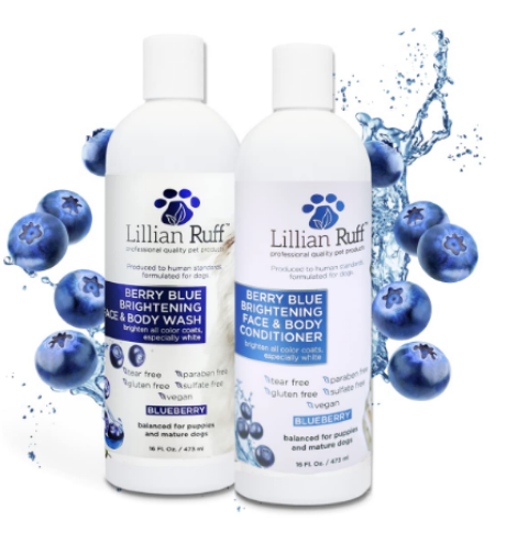 Lillian Ruff Berry Blue Face and Body pet product