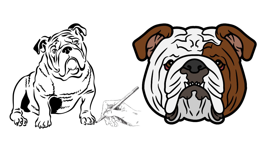 How To Draw A Bulldog