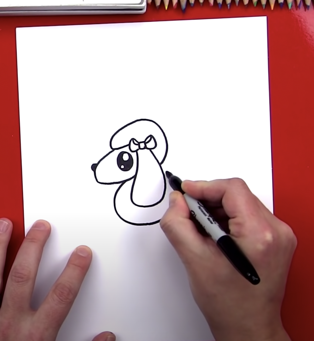 How to Draw A Poodle