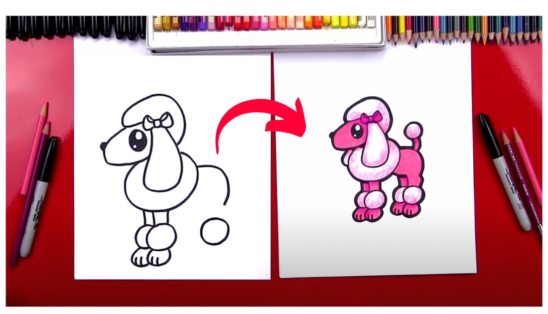 Learn How To Draw A Poodle - Rocky Kanaka