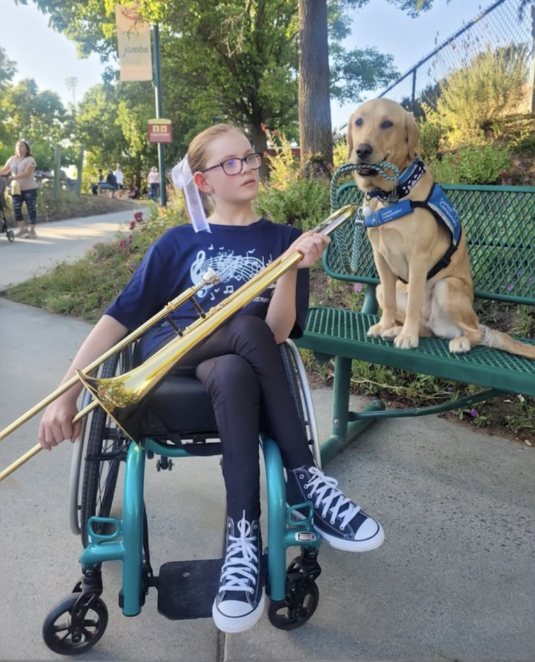 How This Service Dog Transformed a 12-Year-Old Girl’s  Life After Paralysis