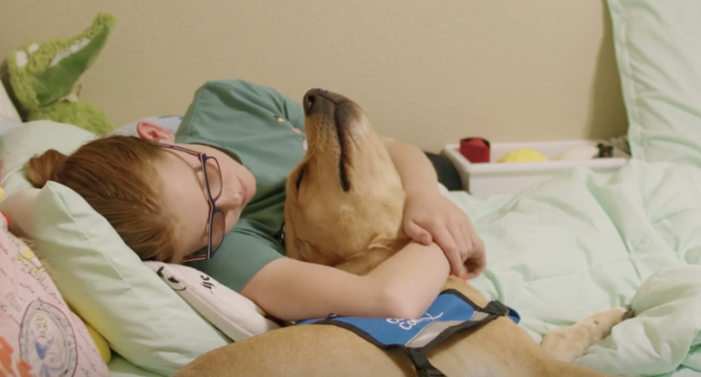 How This Service Dog Transformed a 12-Year-Old Girl’s  Life After Paralysis